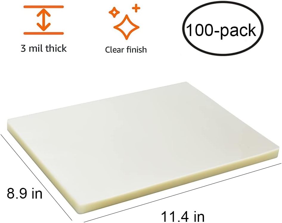 Thermal Laminating Pouches 8.9 - Document Laminator Pouch avaliação e preço