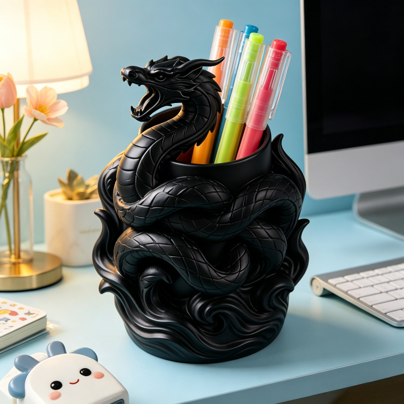Dragon Relief Pen Holder, Desk - Ideal Stationery & Office Supply avaliação e preço