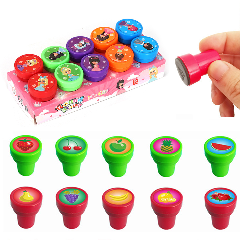 10pcs/box Assorted Stamps Self - Self Inking Stamp avaliação e preço