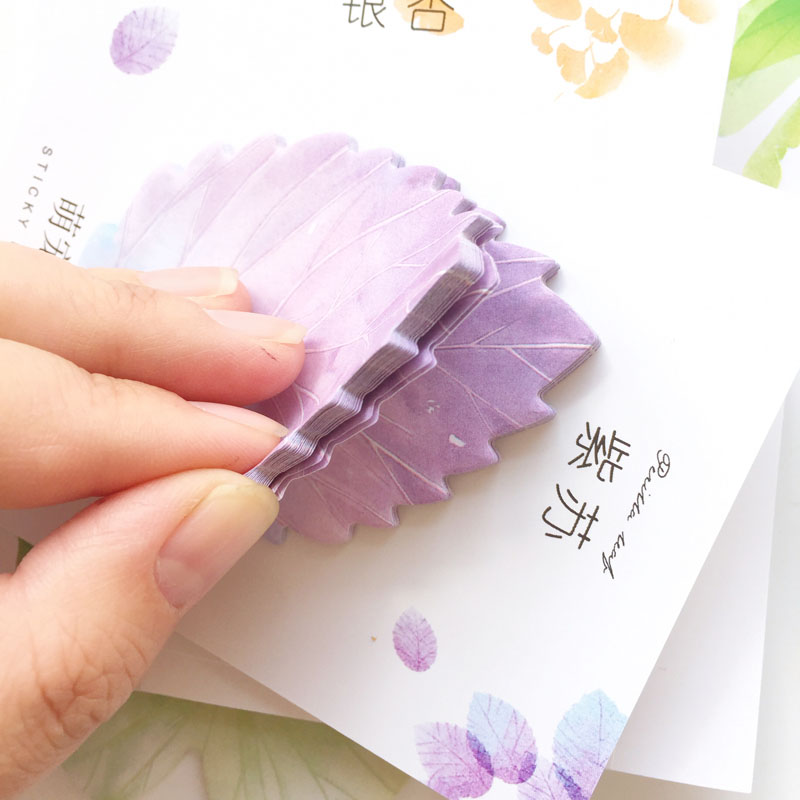 30 Pcs Leaf Sticky notes Plann - Office Stationery Supply List avaliação e preço