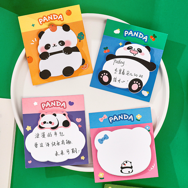 4 Pcs/lot Chubby Panda Cartoon - Office Stationery Supply List avaliação e preço