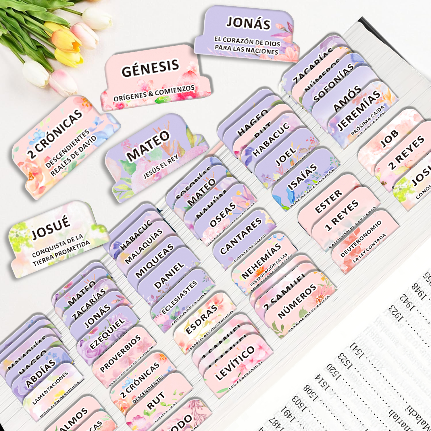 80pcs Spanish Bible Tabs-Soul  - Index Tab Divider avaliação e preço