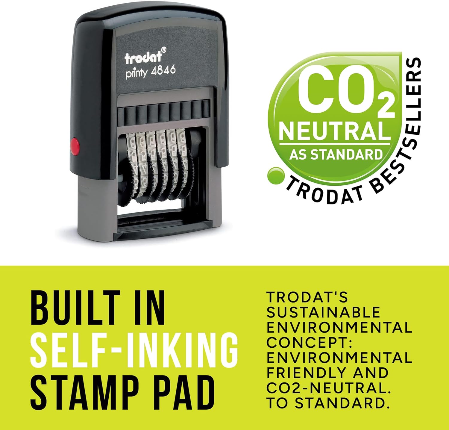 6-Digit Self-Inking Numberer R - Self Inking Stamp avaliação e preço