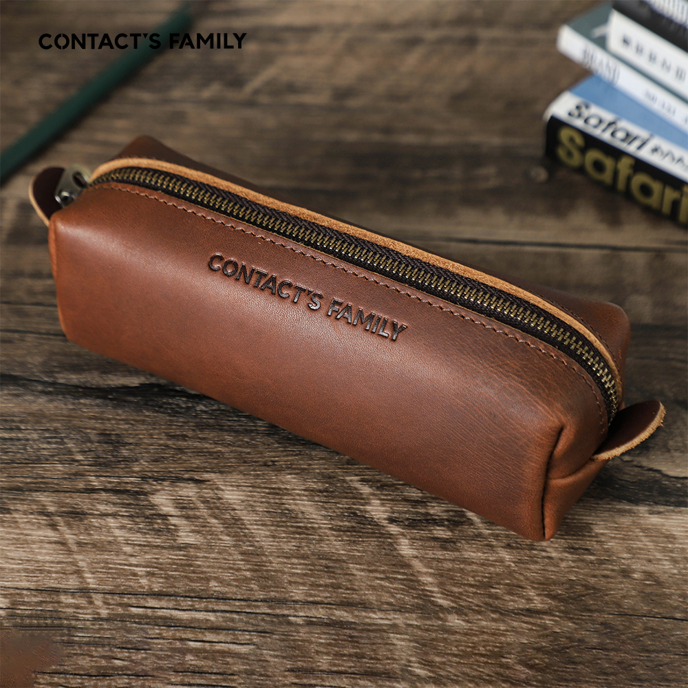 Retro Leather Pencil Case High - Stationery Supplies Business avaliação e preço