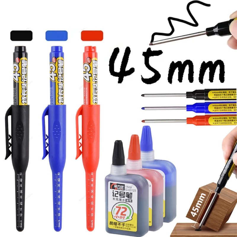 1-12Pcs 45mm Waterproof Long H - Fountain Pen Ink avaliação e preço