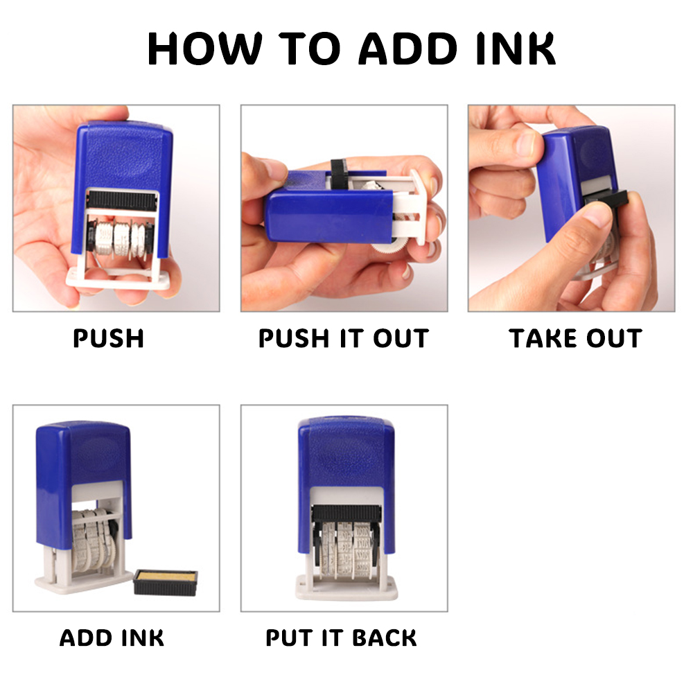 Self-inking Date Stamp for Pap - Self Inking Stamp avaliação e preço