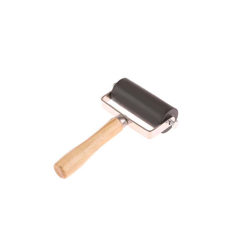 Rubber Roller Brayer Ink Paint - Self Inking Stamp avaliação e preço