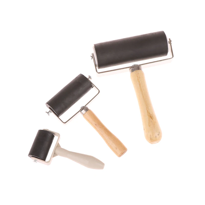 Rubber Roller Brayer Ink Paint - Self Inking Stamp avaliação e preço