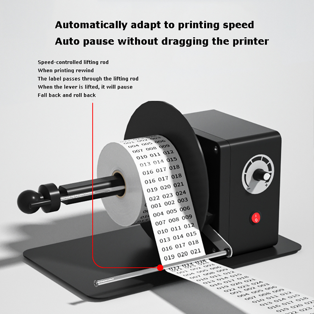 Automatic Label Rewinder Bi-di - Sticker Label Roll avaliação e preço