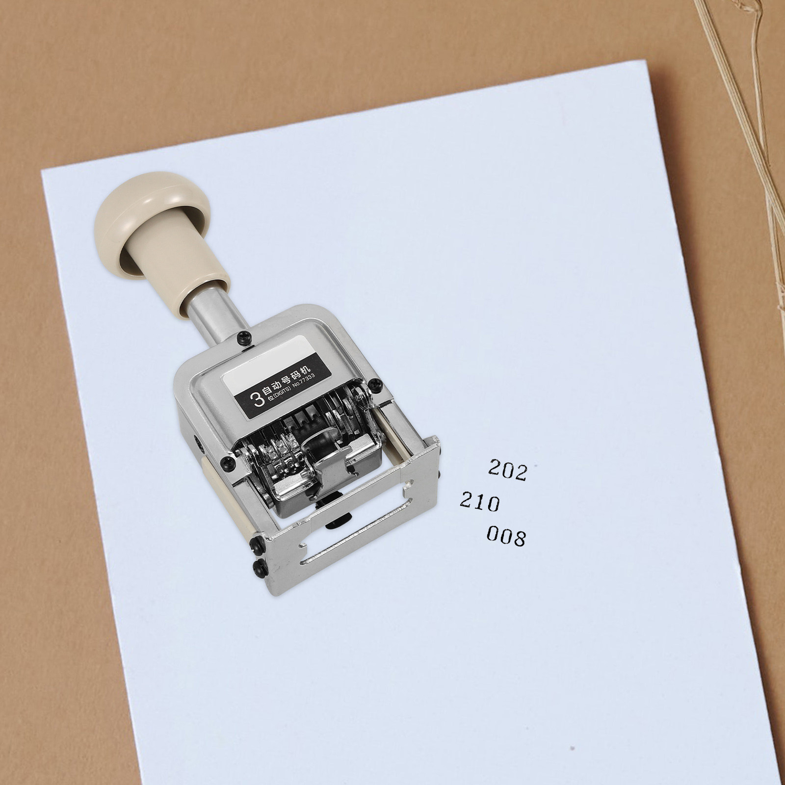 Automatic Number Stamp Portabl - Self Inking Stamp avaliação e preço
