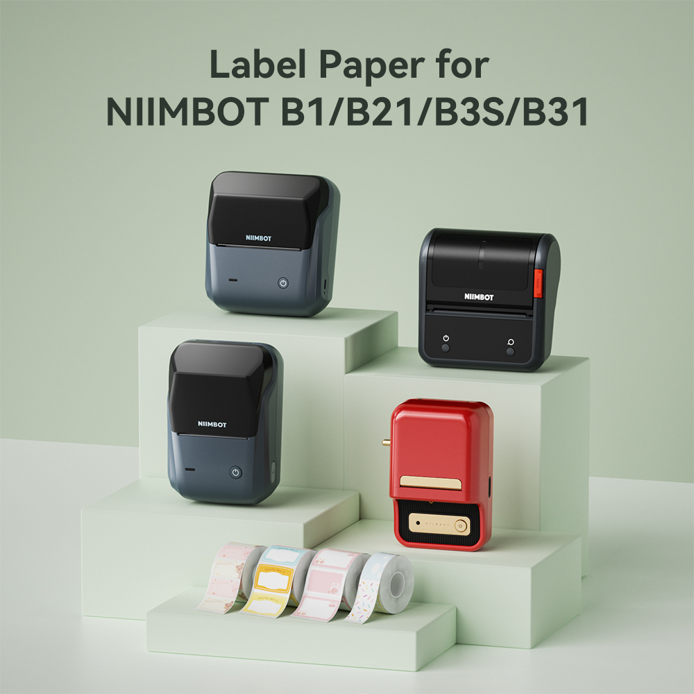 NIIMBOT Thermal Label for B1 B - Label Printer Tape avaliação e preço