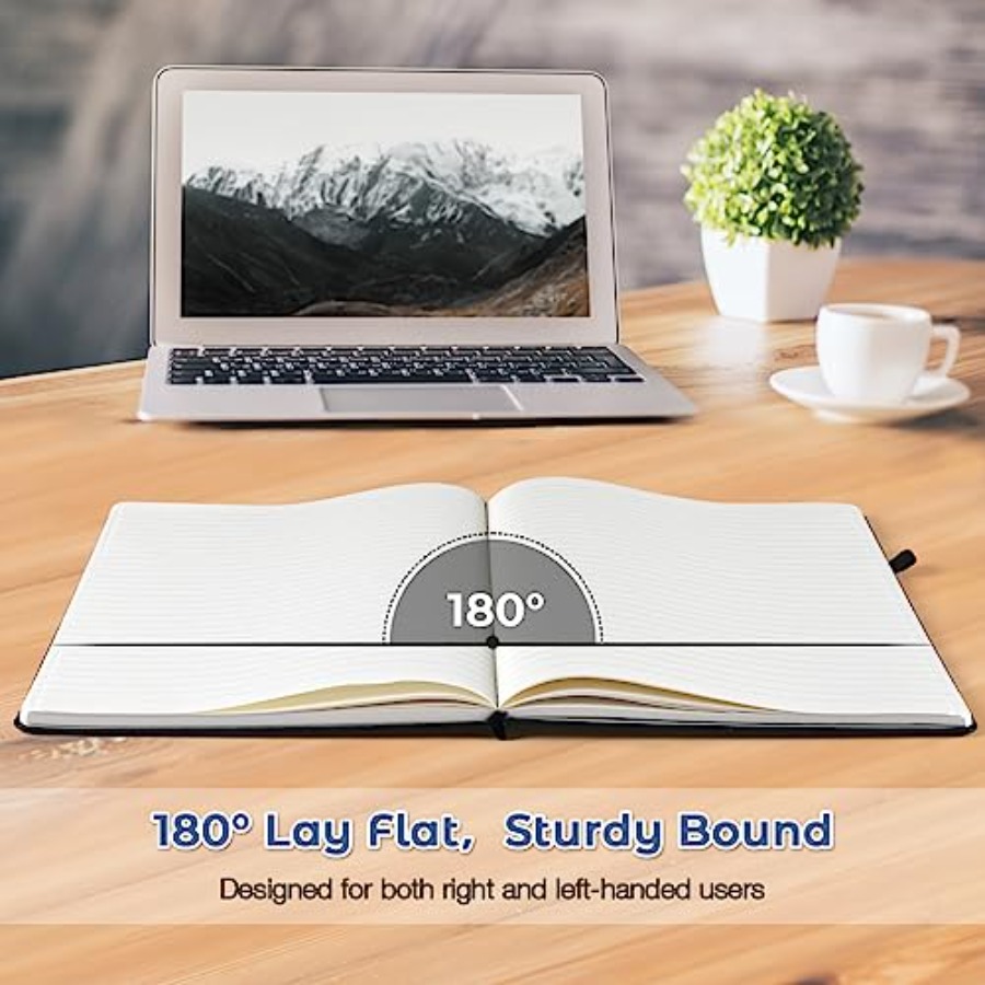 College Ruled Notebook, A4 Har - Journal Leather Hardcover avaliação e preço