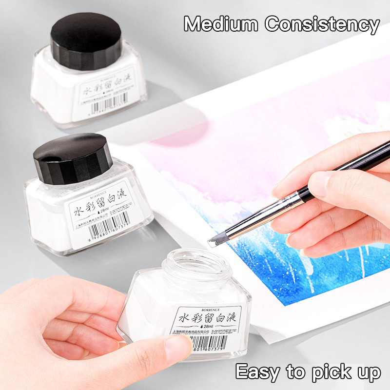 Borrence 28ml Watercolor Maski - Correction Fluid White avaliação e preço