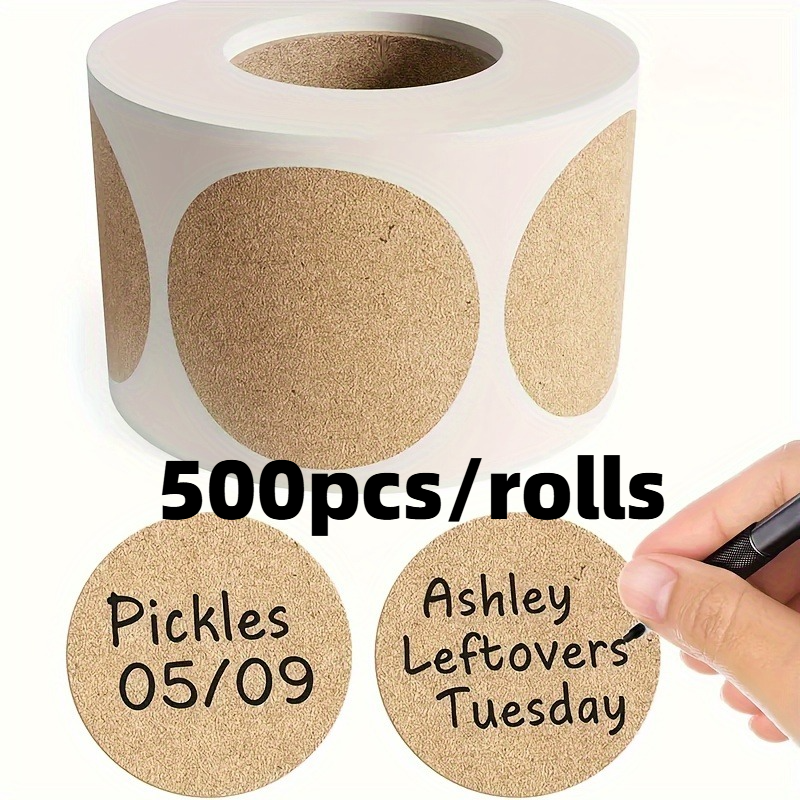 500pcs/rolls Sticker Round Pas - Sticker Label Roll avaliação e preço