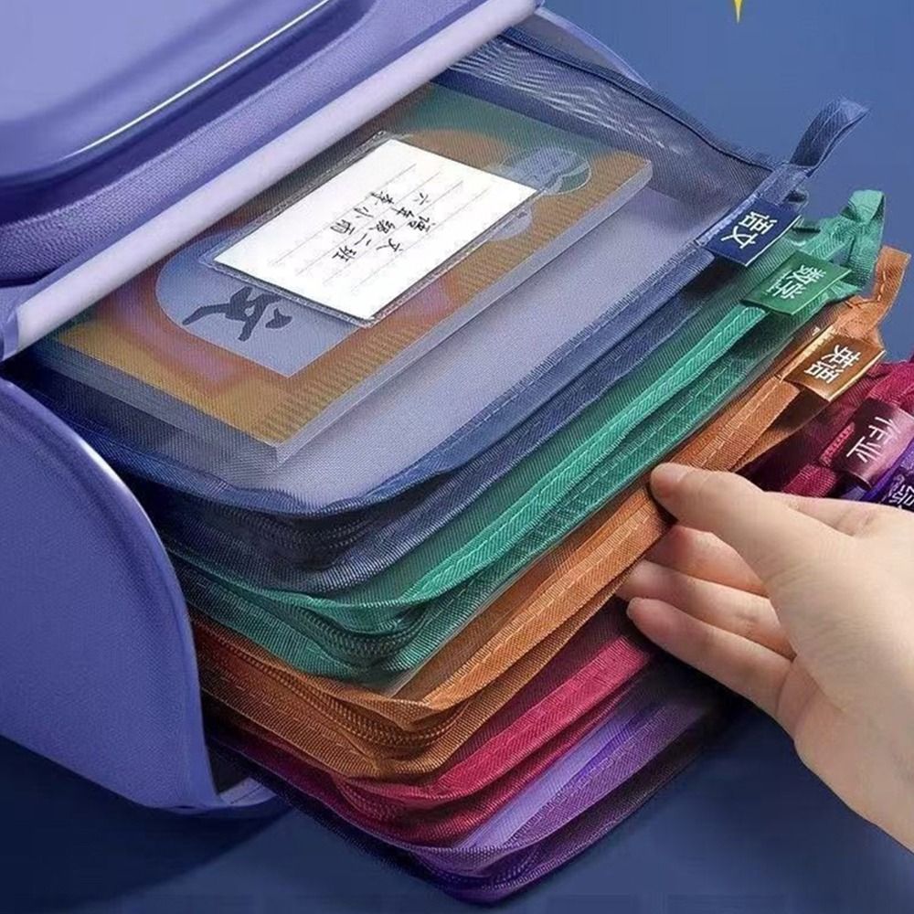Portable Mesh A4 File Folder T - Portfolio Folder Zip avaliação e preço
