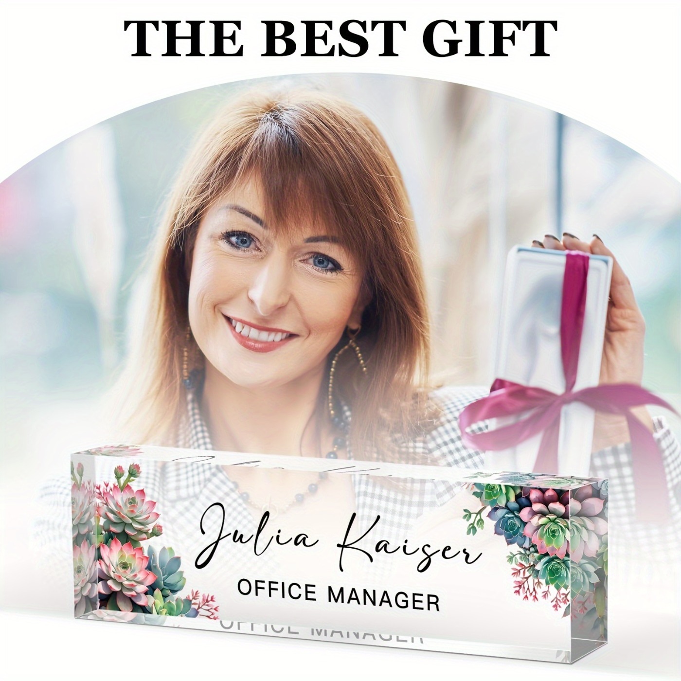 [2D Flat] 1pc Classic Style Ac - Desk Name Plate avaliação e preço