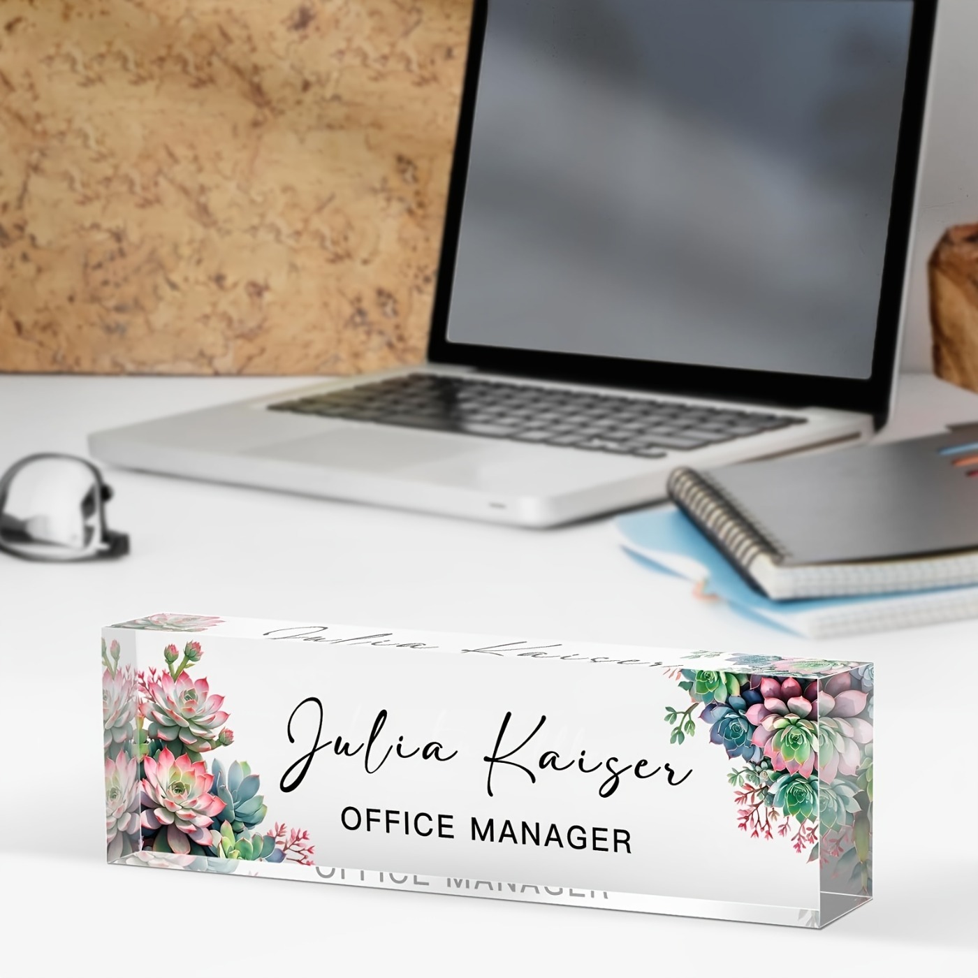[2D Flat] 1pc Classic Style Ac - Desk Name Plate avaliação e preço