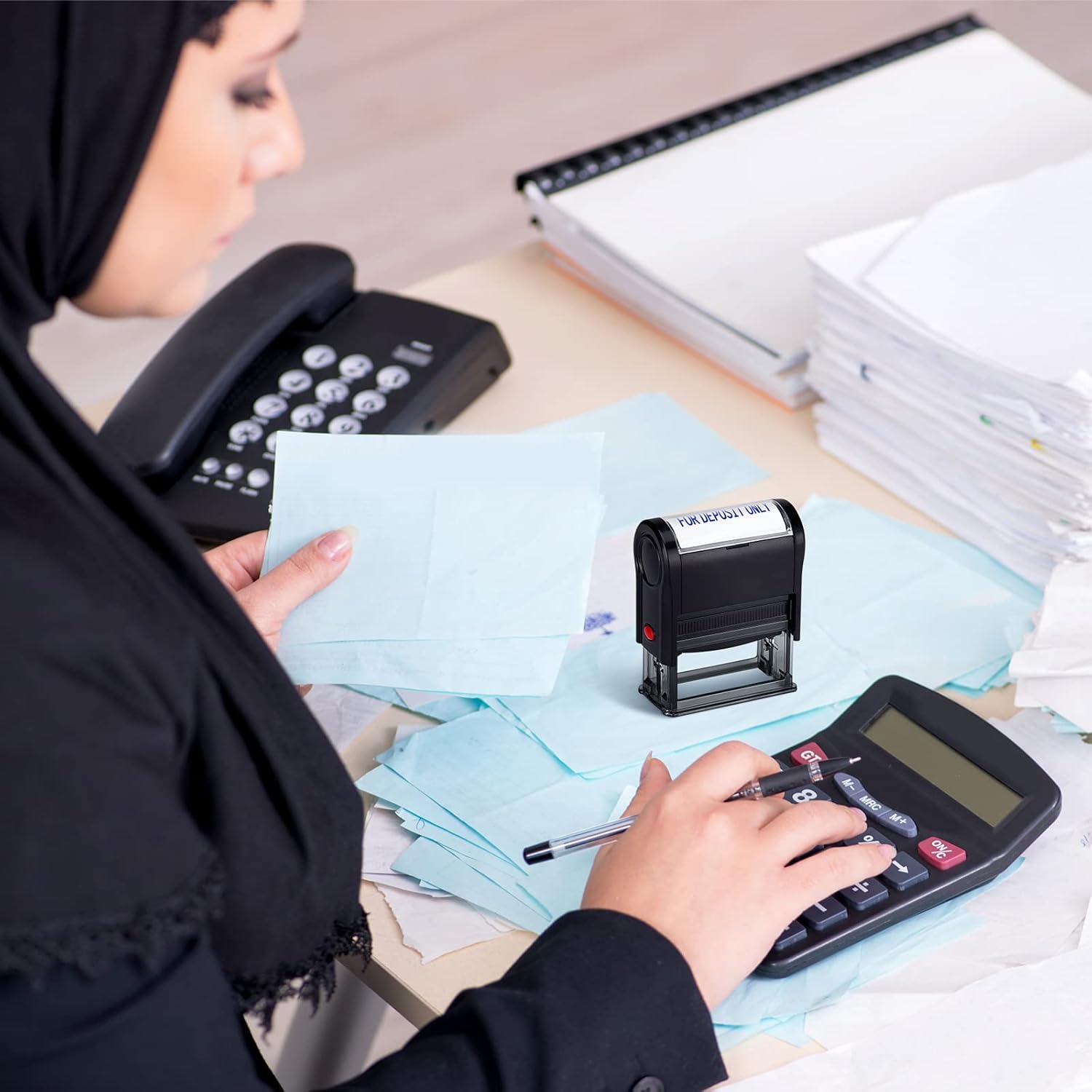 2-Pack For Deposit Only Self-I - Self Inking Stamp avaliação e preço