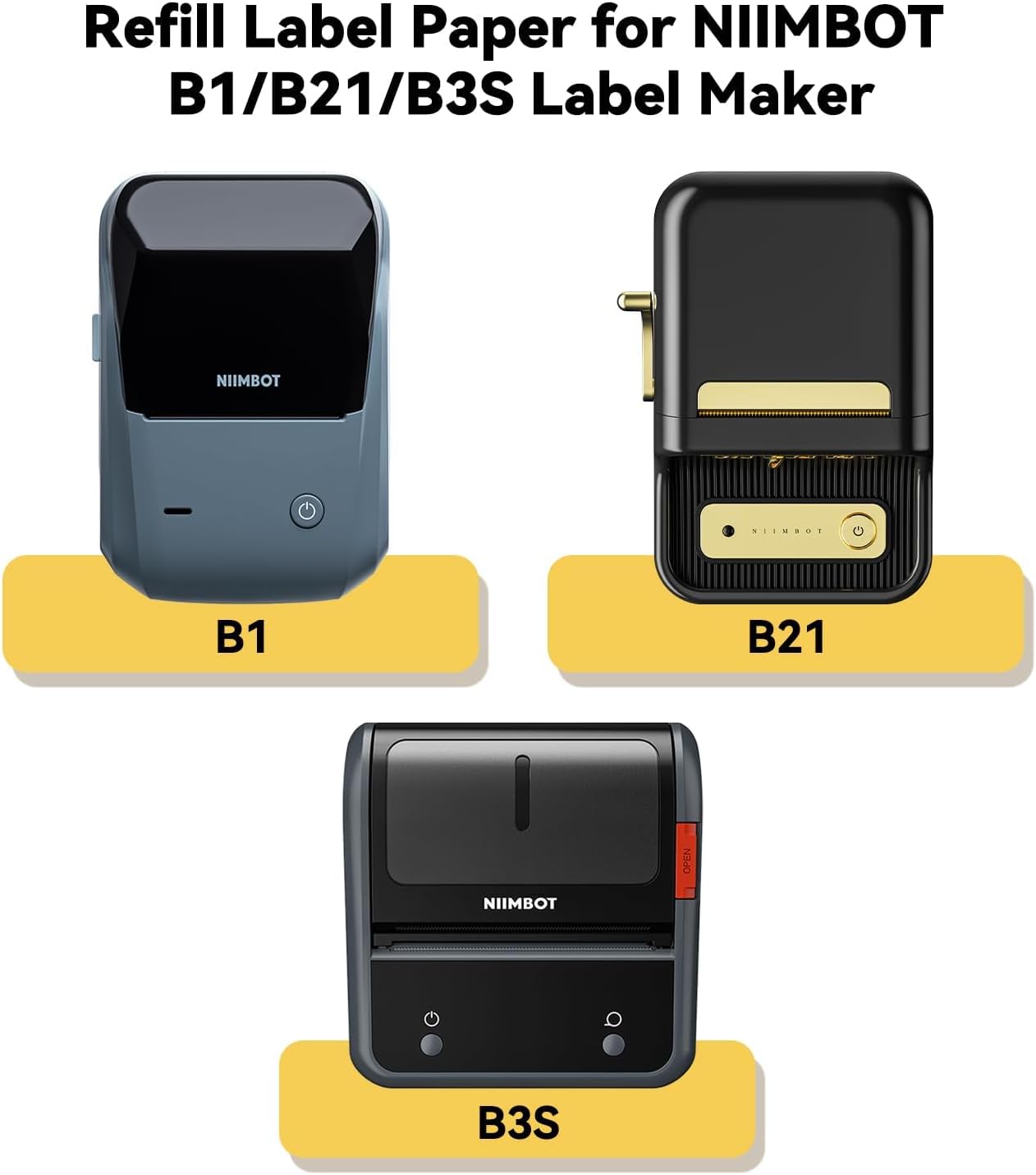 NiiMBOT B21 B1 B3S Round Label - Label Printer Tape avaliação e preço