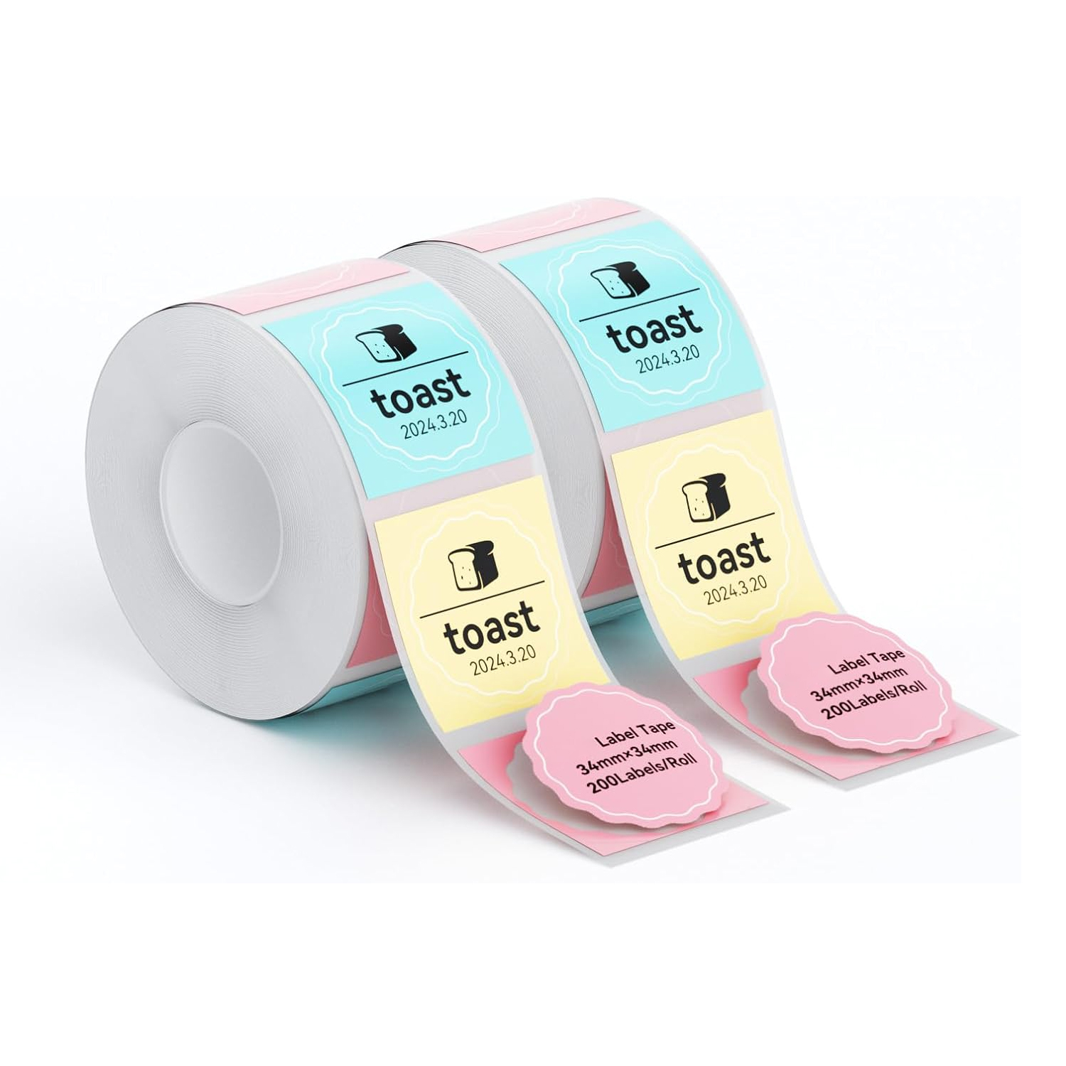NiiMBOT B21 B1 B3S Round Label - Label Printer Tape avaliação e preço