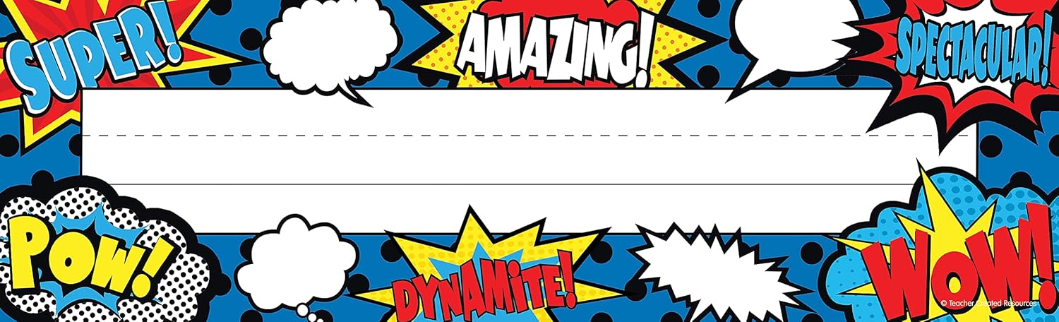 Superhero Flat Name Plates for - Desk Name Plate avaliação e preço