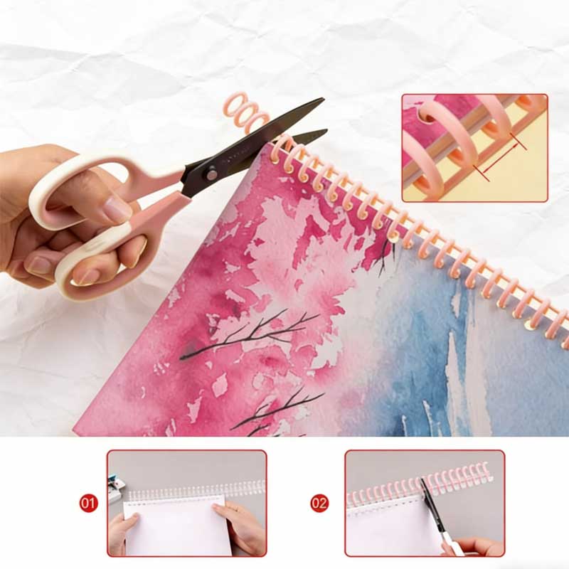 A4 Plastic 30-Hole Loose Leaf  - Binding Comb Plastic avaliação e preço