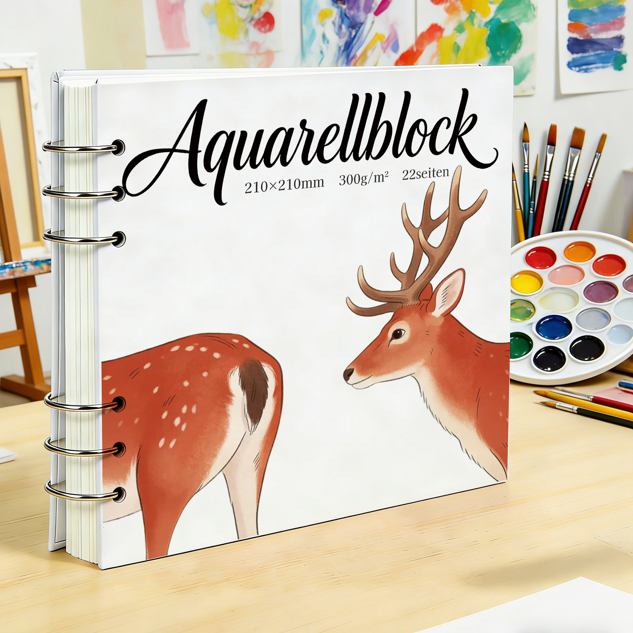 210x210mm 300GSM Heavy Rough T - Art Sketchbook Ring avaliação e preço