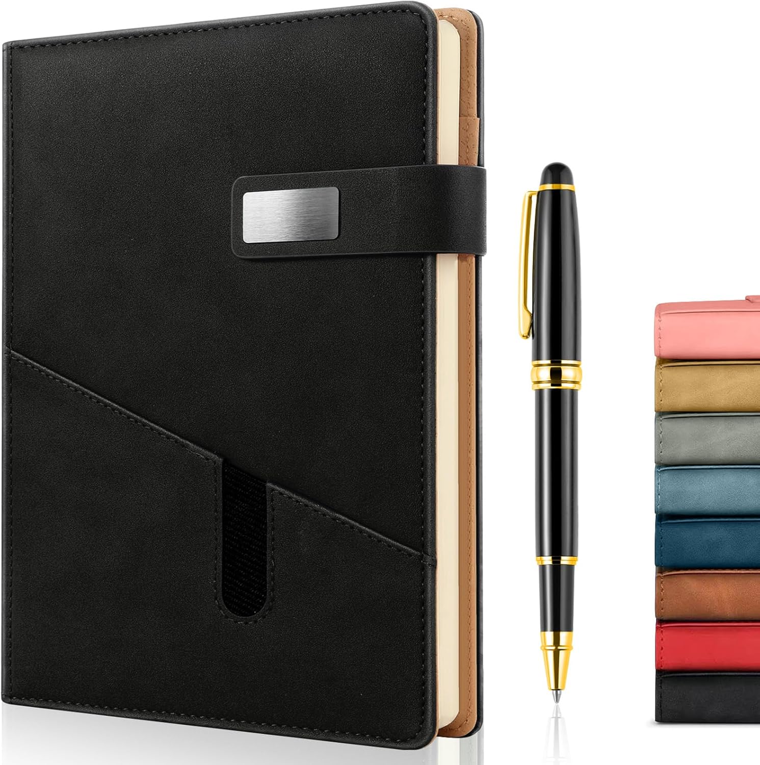 A5 Lined Leather Journal with  - Journal Leather Hardcover avaliação e preço
