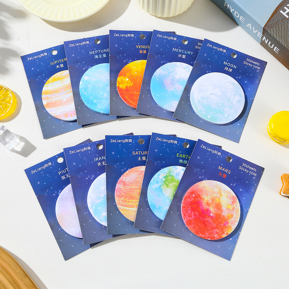 Moon Earth Sticky Notes Cute F - Sticky Note Cube avaliação e preço