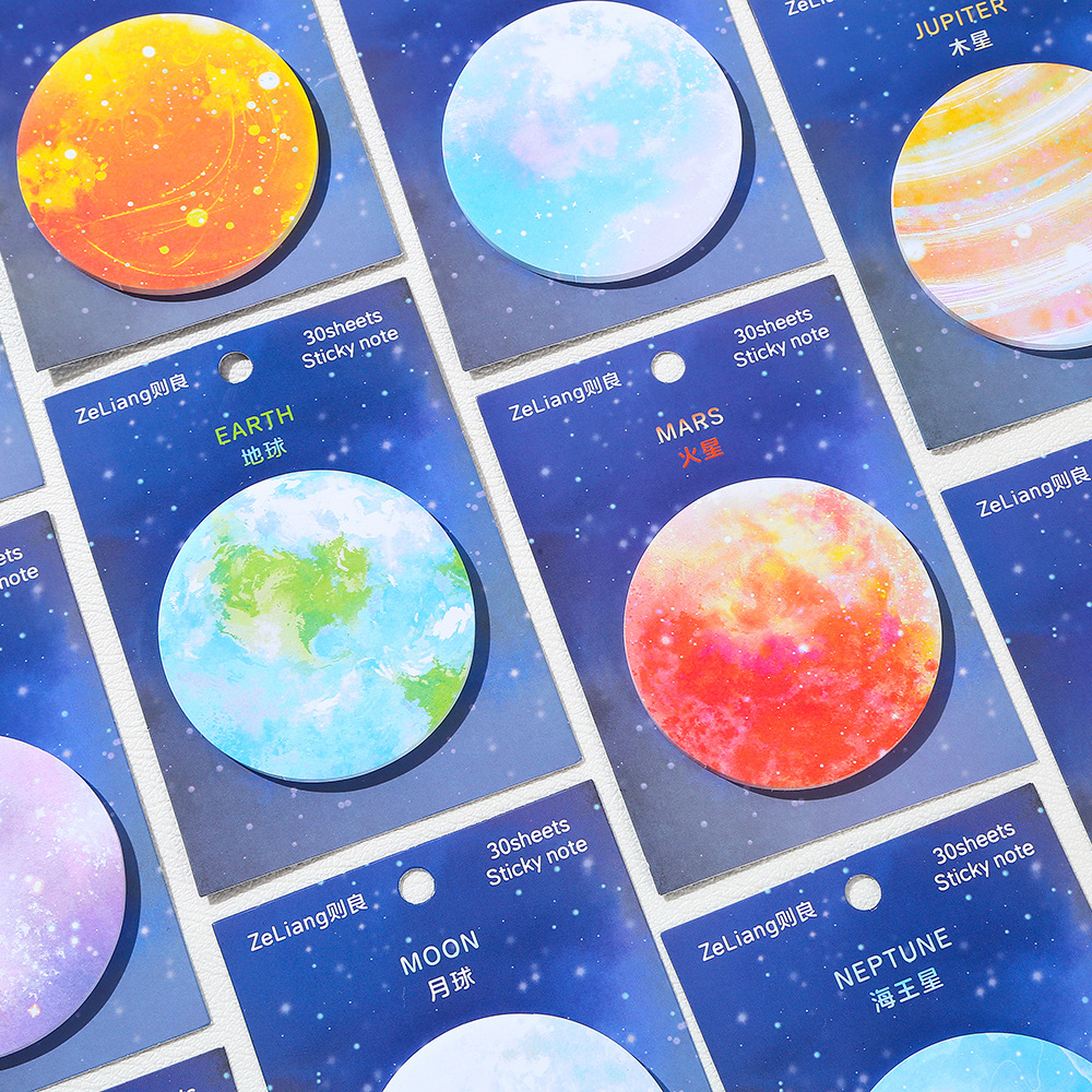 Moon Earth Sticky Notes Cute F - Sticky Note Cube avaliação e preço
