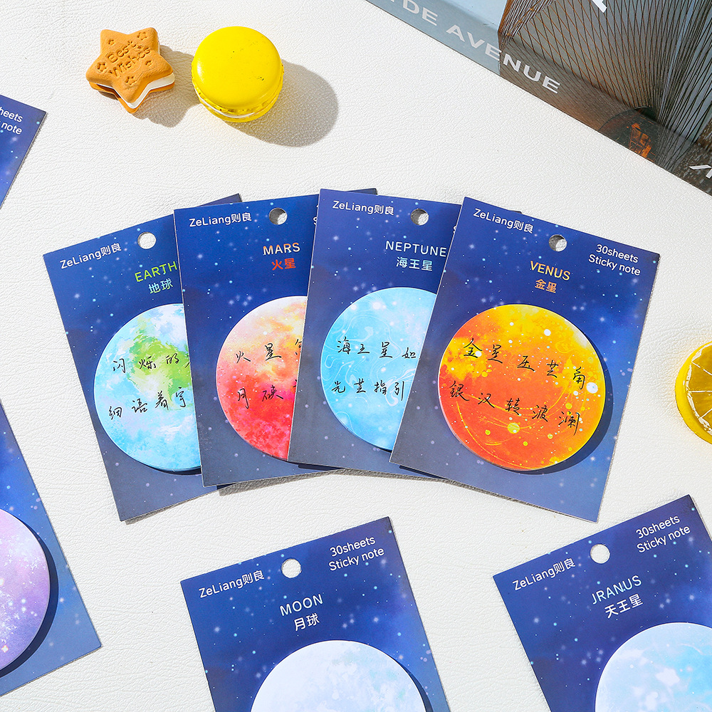 Moon Earth Sticky Notes Cute F - Sticky Note Cube avaliação e preço