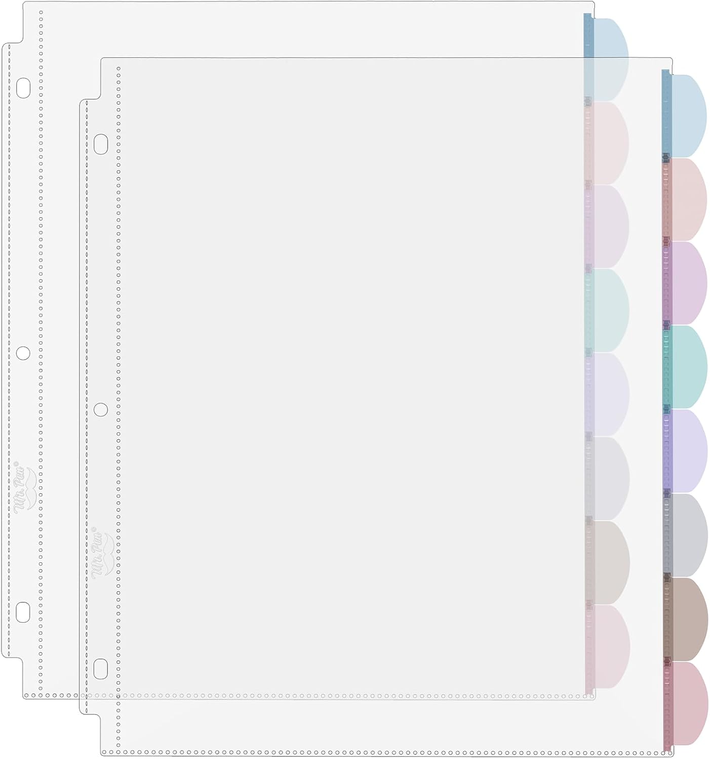 A4 Clear Sheet Protectors with - Index Tab Divider avaliação e preço