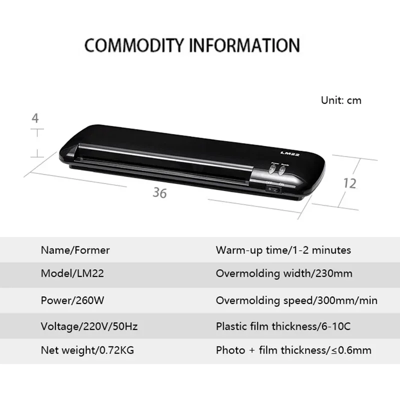 Excellent A4 Laminator Machine - Document Laminator Pouch avaliação e preço