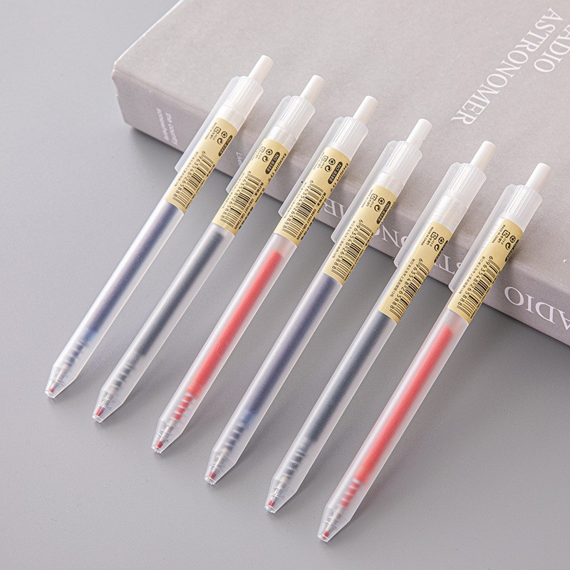 6/10Pcs 0.5mm Retractable Gel  - Stationery Supplies Business avaliação e preço