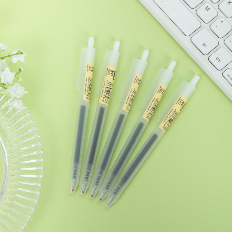 6/10Pcs 0.5mm Retractable Gel  - Stationery Supplies Business avaliação e preço
