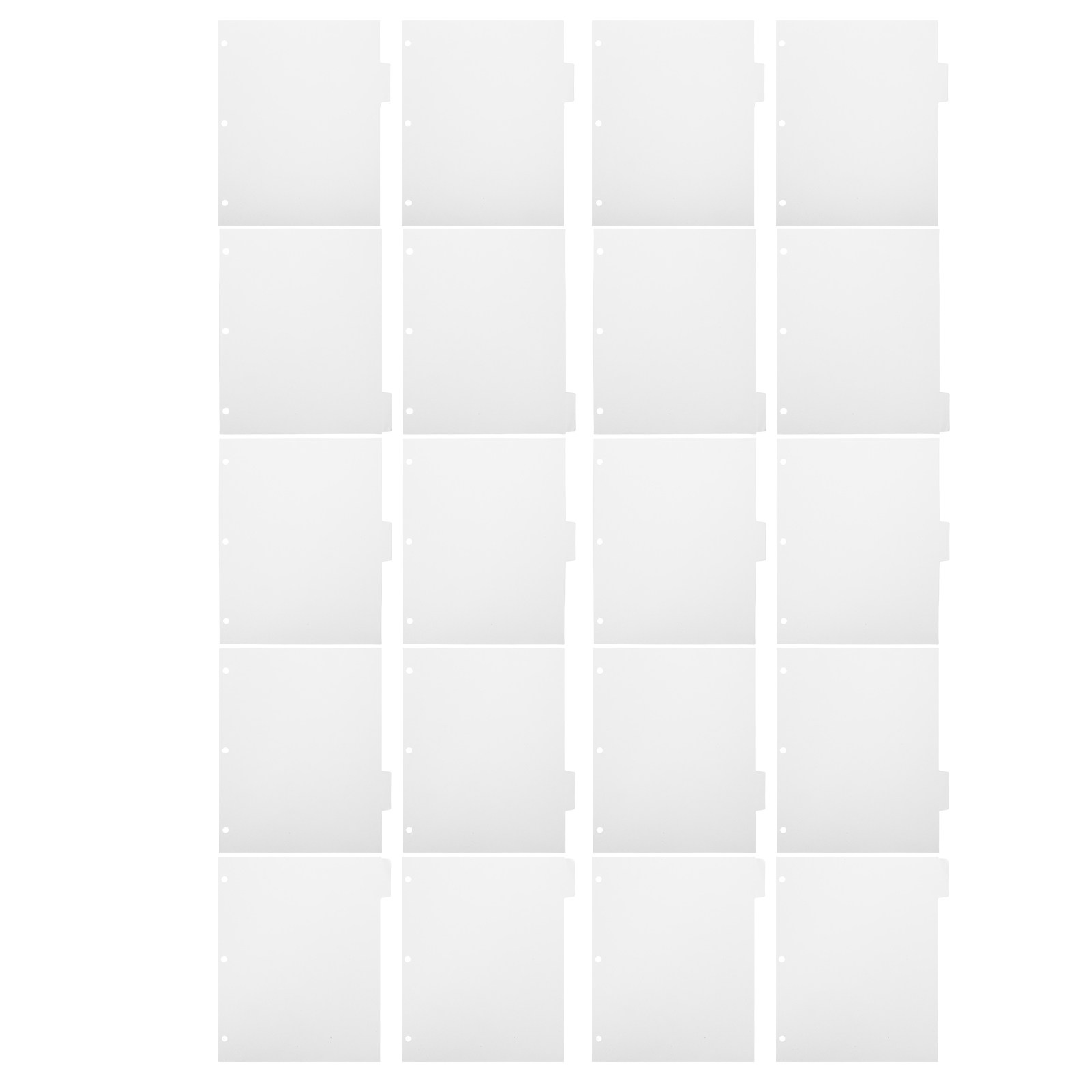 4Sets Blank Writable Page Divi - Index Tab Divider avaliação e preço