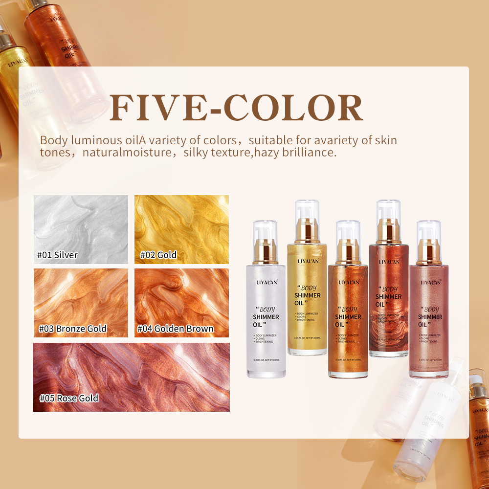 100ml Body Shimmer Oil Highlig - Correction Fluid White avaliação e preço
