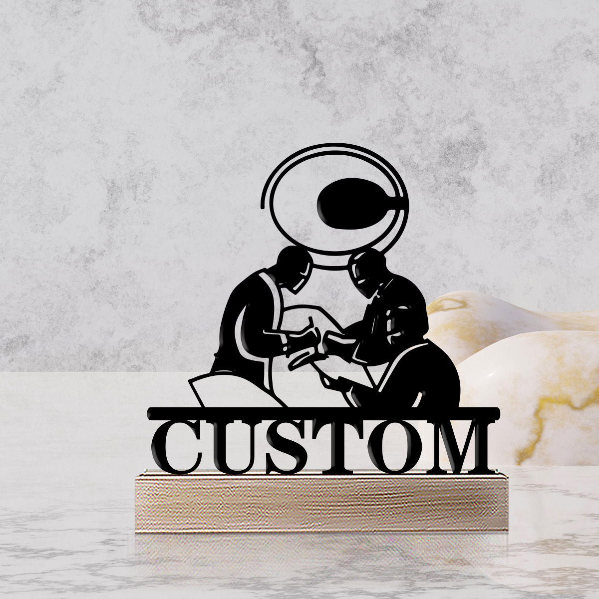 Custom Engraved Surgeon Desk N - Desk Name Plate avaliação e preço