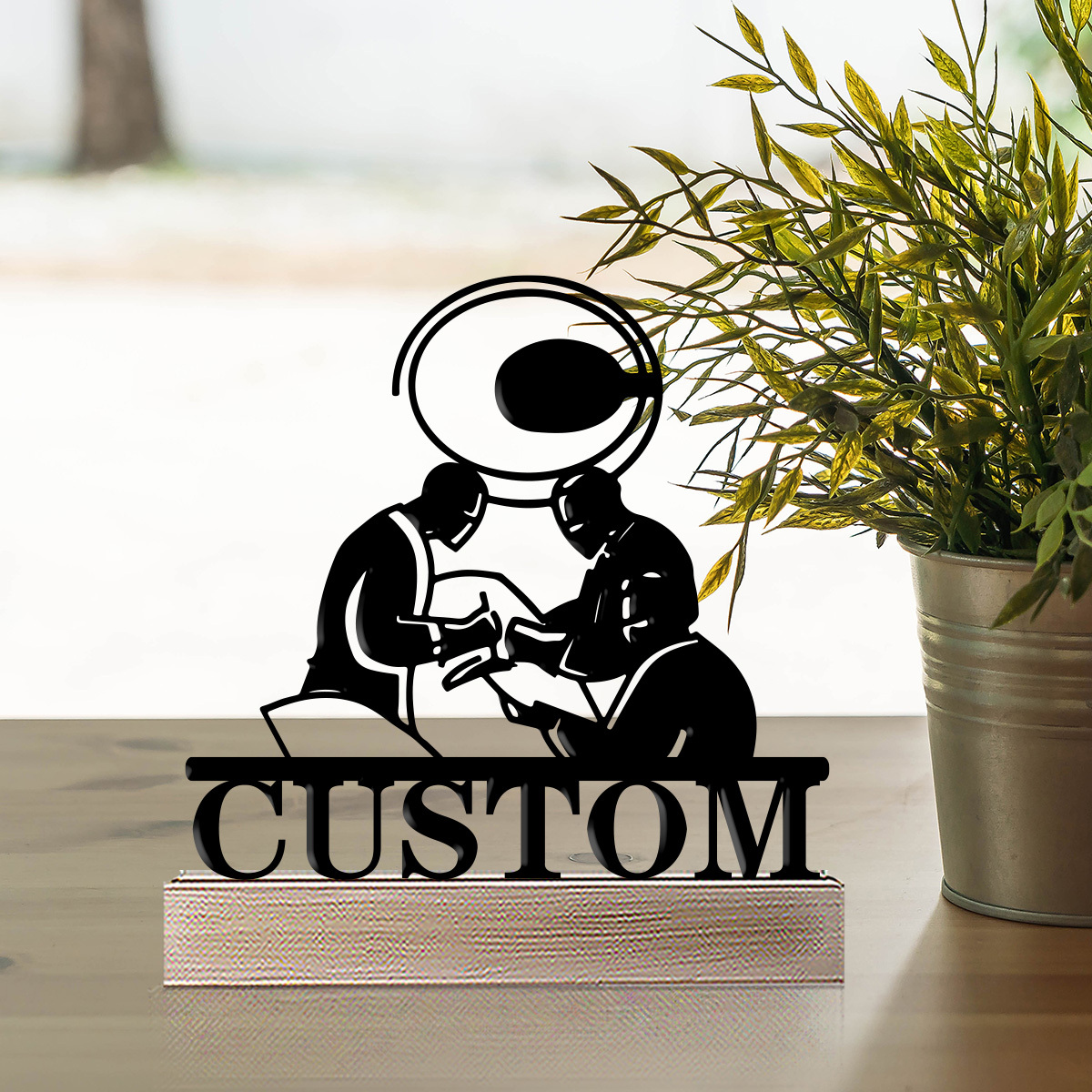Custom Engraved Surgeon Desk N - Desk Name Plate avaliação e preço