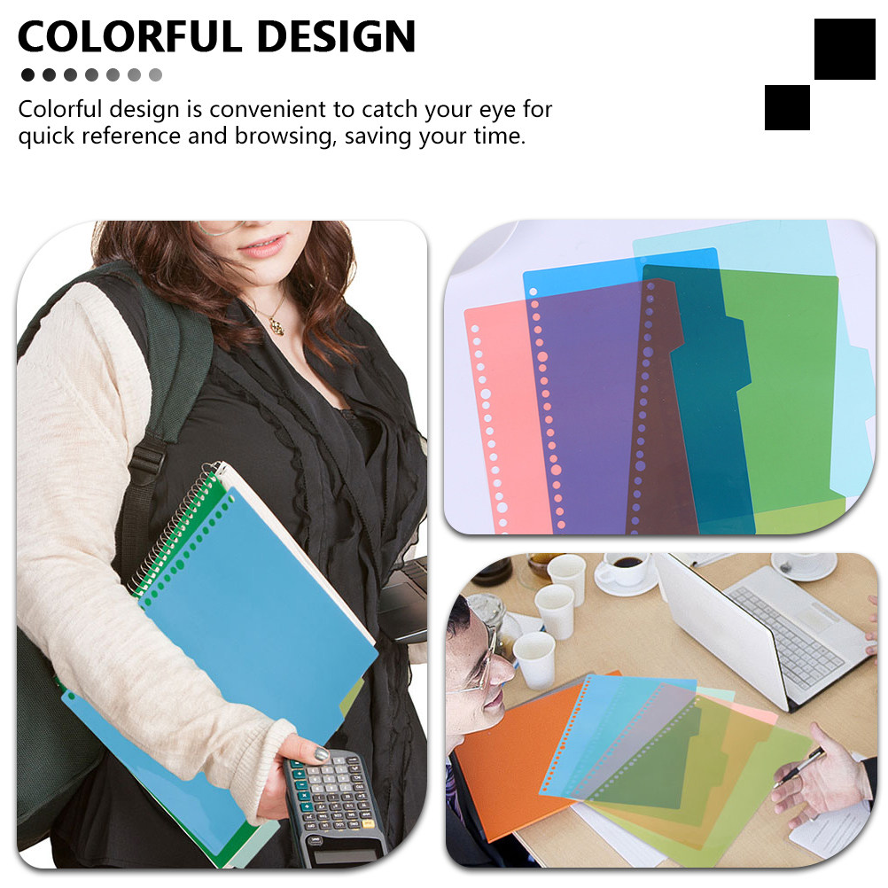 12Sets Colorful Index Dividers - Index Tab Divider avaliação e preço