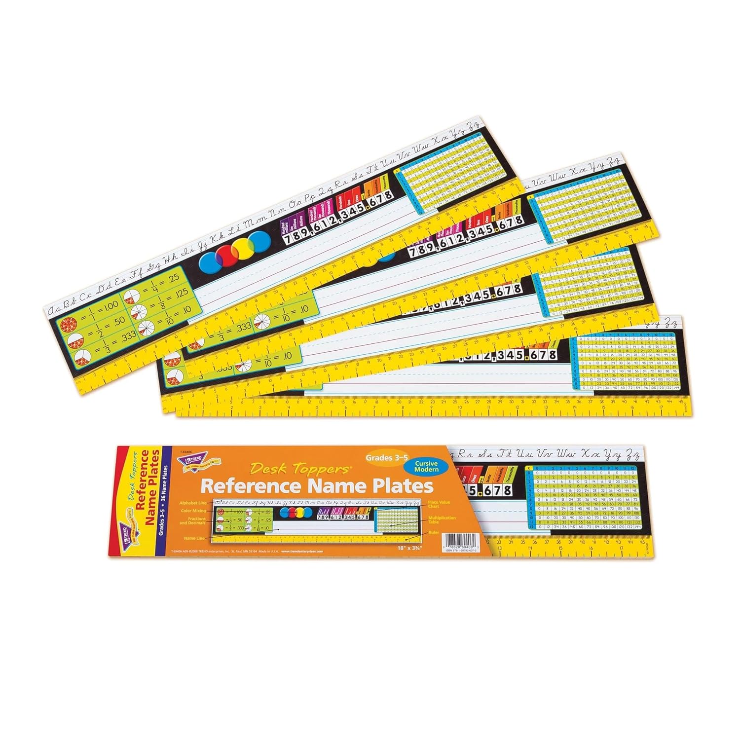 Grades 3-5 Desk Name Plates wi - Desk Name Plate avaliação e preço