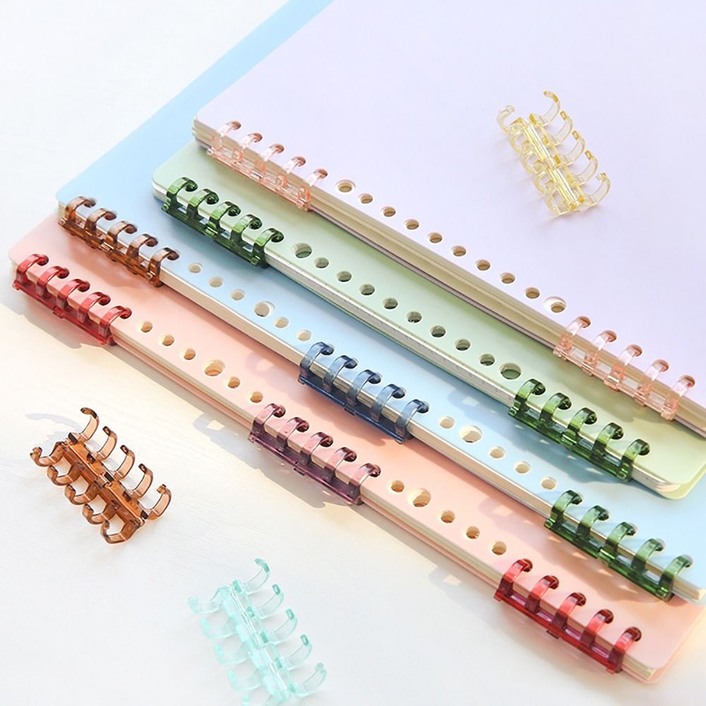 10Pcs Binding Spines Snap Spli - Binding Comb Plastic avaliação e preço