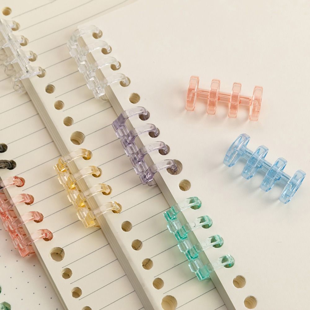 10Pcs Binding Spines Snap Spli - Binding Comb Plastic avaliação e preço