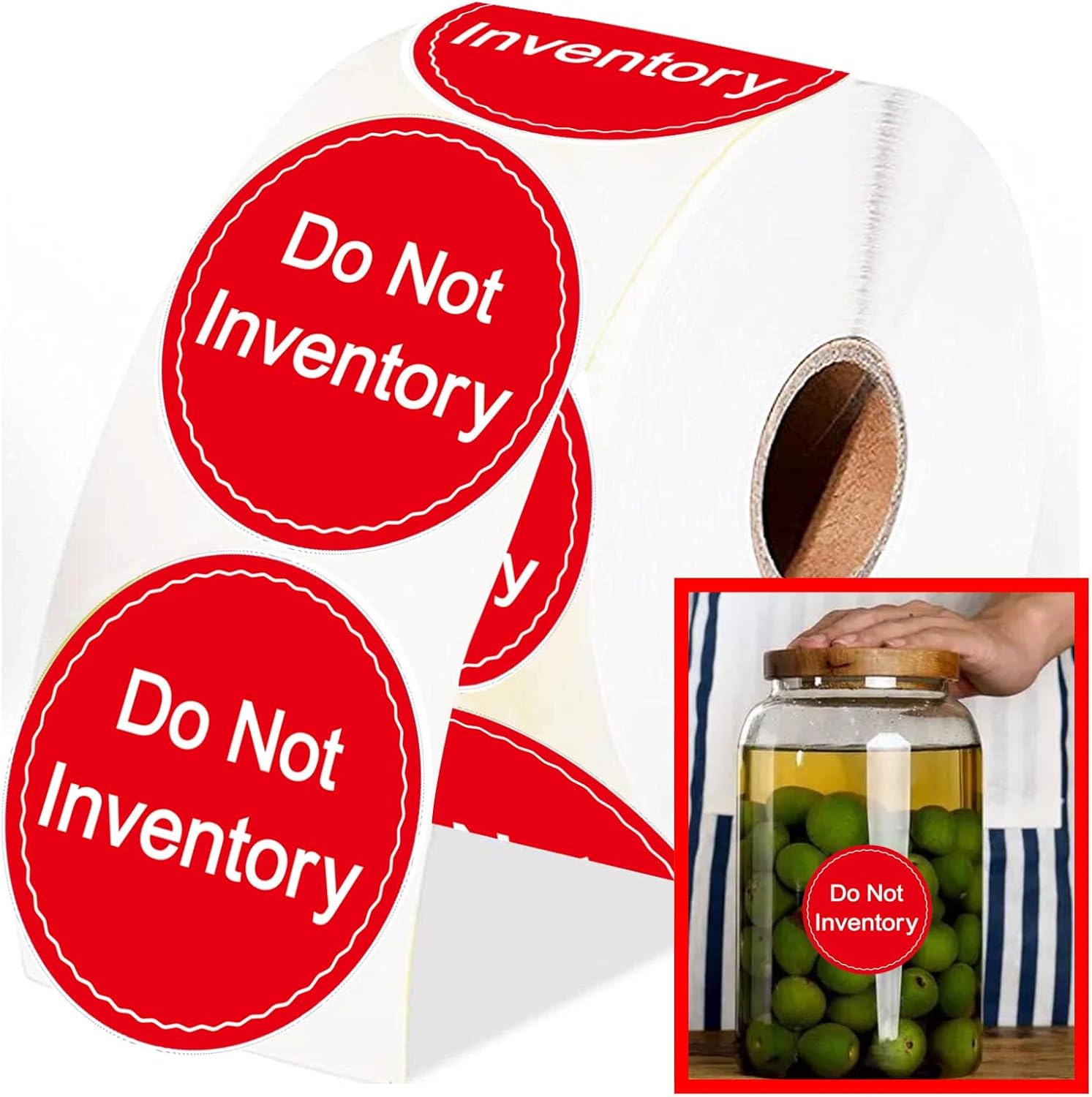 Do Not Inventory Labels 2 inch - Sticker Label Roll avaliação e preço