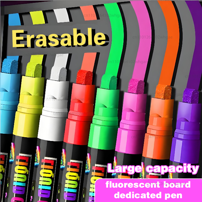 8Color 8mm Liquid Chalk Erasab - Correction Fluid White avaliação e preço