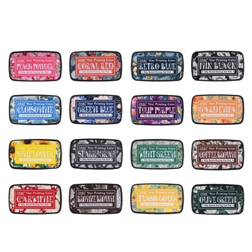 New Colorful Ink Pad Rectangul - Self Inking Stamp avaliação e preço
