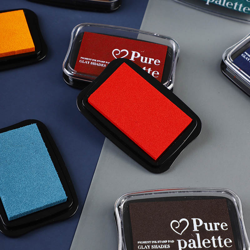 6 pieces - Retro solid color s - Self Inking Stamp avaliação e preço