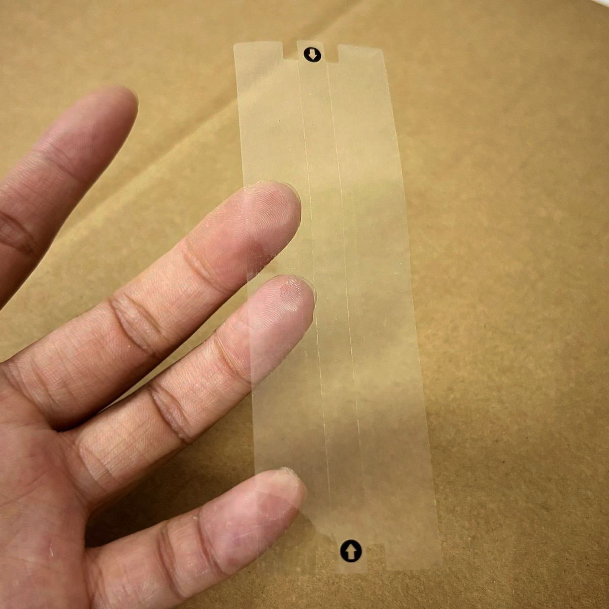 36/72pcs Transparent Adhesive  - Label Printer Tape avaliação e preço