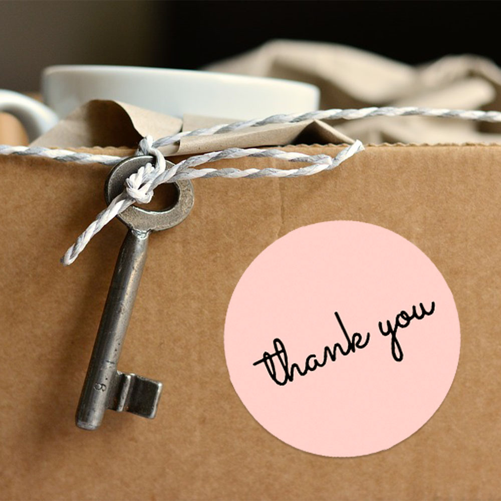 500 Thank You Stickers Roll 25 - Sticker Label Roll avaliação e preço