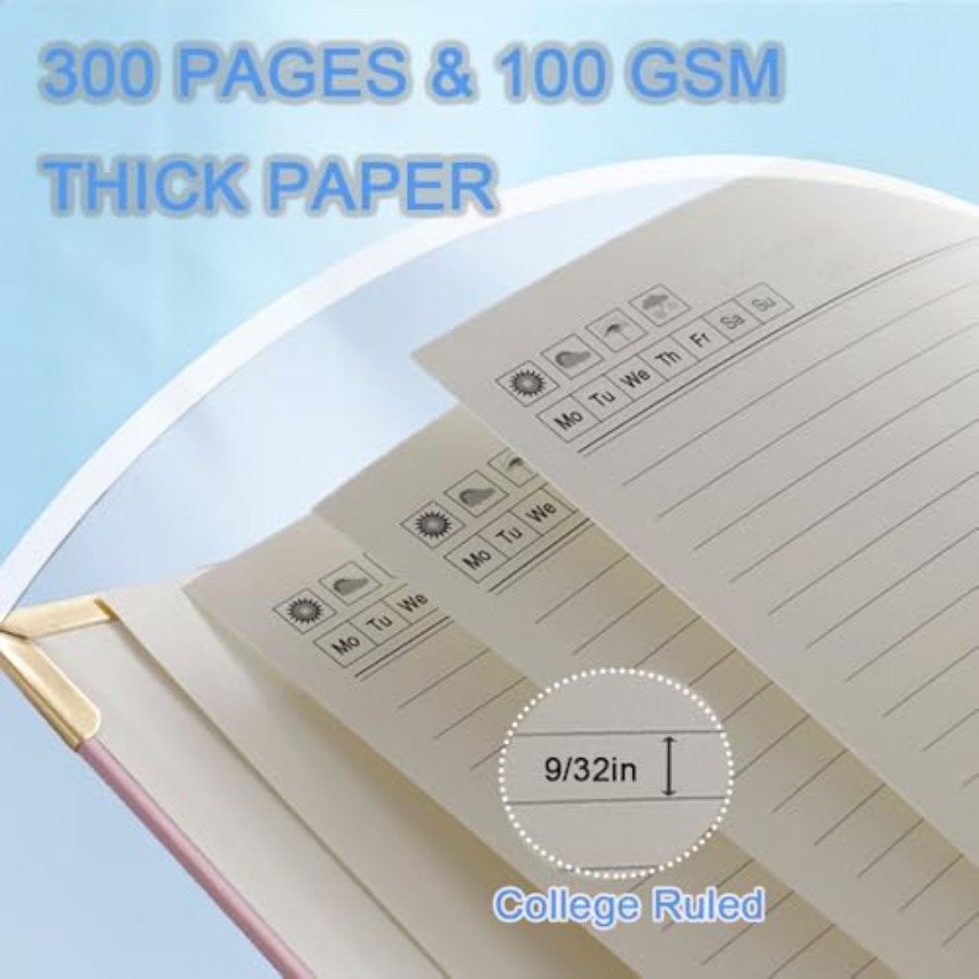 Hardcover Spiral Five Subject  - Journal Leather Hardcover avaliação e preço